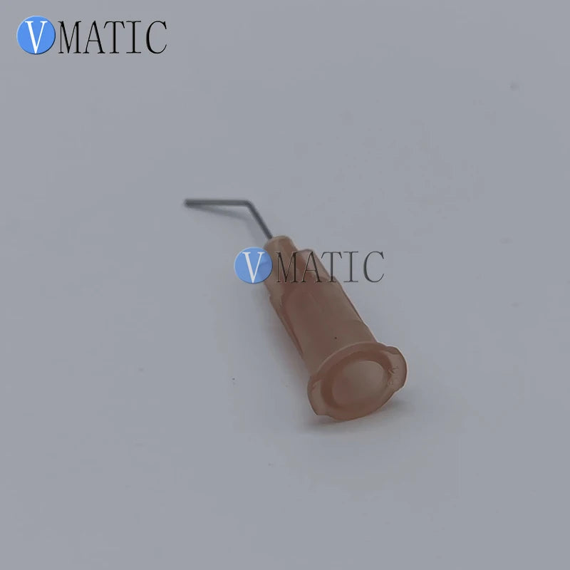 High Quality 100Pcs 26G 45 Degree Bent 0.5'' Angled Glue Dispensing Needle Tip 1/2 Inch