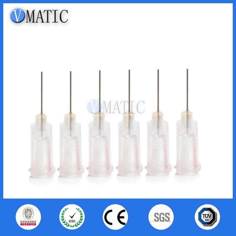 Free Shipping 1000 Pcs 0.5'' 27G TE Premier Dispensing Tips 1/2 Inch Tubing Length Dispense Needles