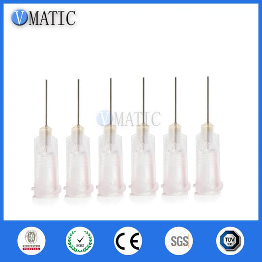 Free Shipping 1000 Pcs 0.5'' 27G TE Premier Dispensing Tips 1/2 Inch Tubing Length Dispense Needles