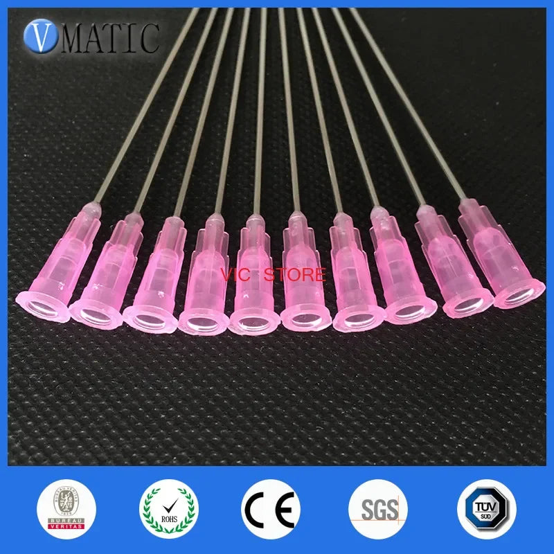Free Shipping Quality 18G Blunt Tip Needle 10cm For Liquid Dispenser Adhesive Glue Ink Refilling 100mm Length Dispensing Needles