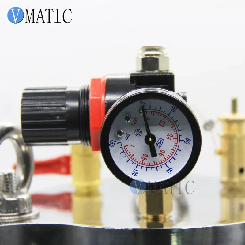 ‌5L Automatic Liquid Dispenser Kit | Pneumatic Control Valve + Pressure Tank for Chemical/Food Free Shipping‌