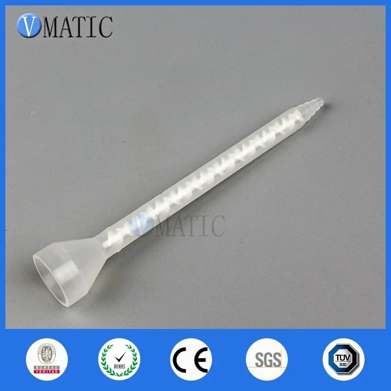 10×MC05-24 Static Mixing Tip ▶ 1:1 Dual-Component Dispenser（PP+GF30 Flared Design）🚚