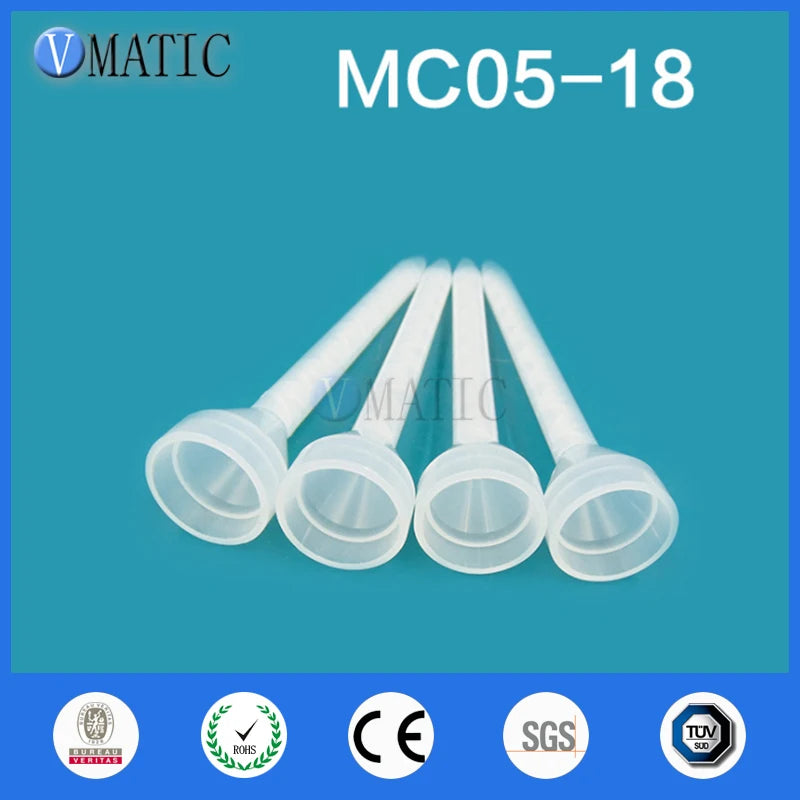 High Quality Resin Static Mixer MC05-18 Mixing Nozzles For Duo Pack Epoxies (White Core)