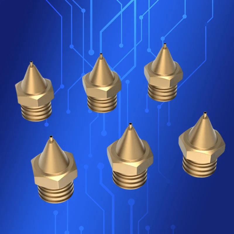 ‌Copper Thermal Control Nozzle | Heated Valve Tip for SMT/PCB Dispensing High-Temp Resistant Free Shipping‌