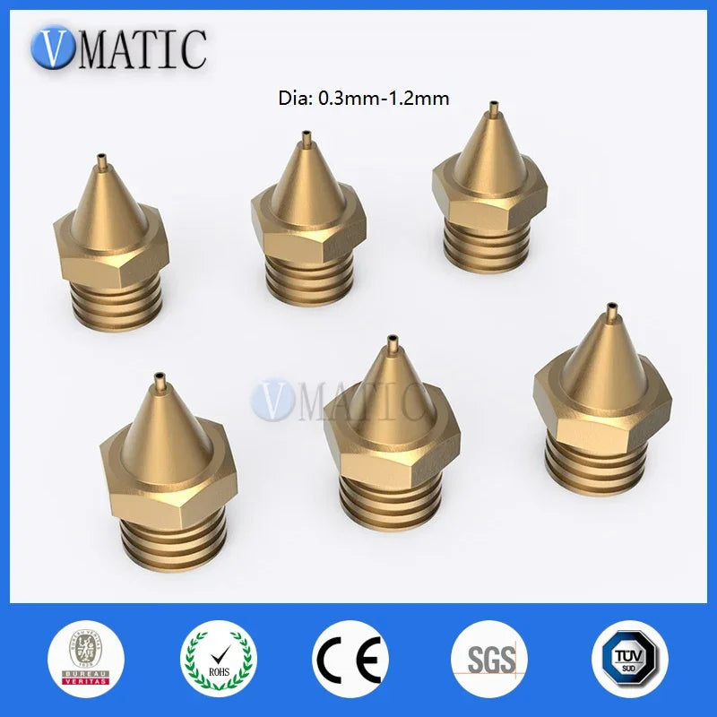 ‌Copper Thermal Control Nozzle | Heated Valve Tip for SMT/PCB Dispensing High-Temp Resistant Free Shipping‌