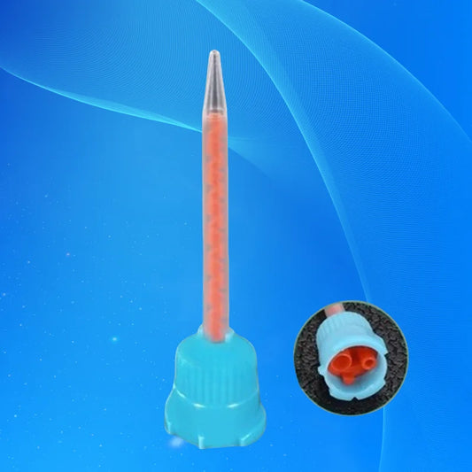 MB3.2-16S Static Mixer Nozzle 10:1 Ratio Pointed Flat Head | Mixing Tube for Overhead Mixers | Industrial Grade Chemical Paint A