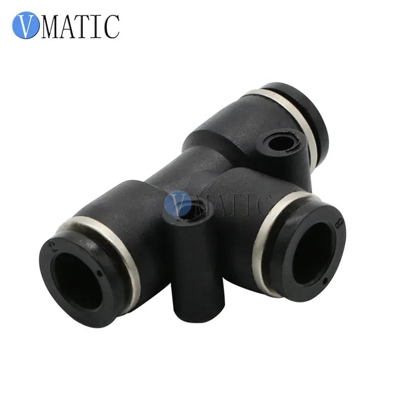 ‌Industrial AB Dispensing 3-Way Valve | 5-Pcs POM Tee Connectors for Epoxy Mixing & Dual-Cartridge Systems‌