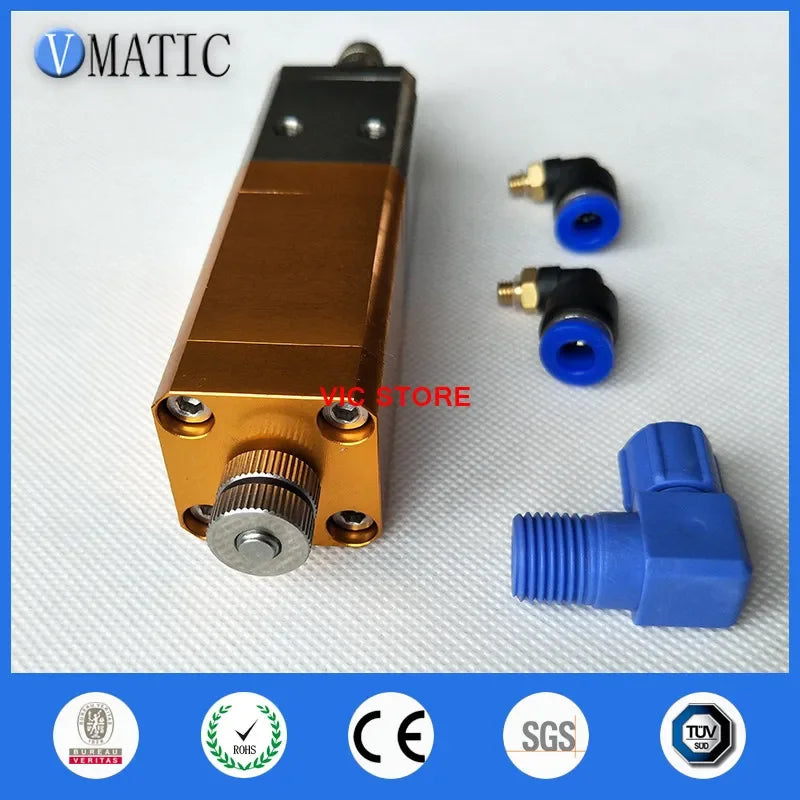 Free Shipping Pneumatic Single Glue Liquid Suck Back Dispensing Cylinder Valve Glue Dispense Nozzle Dispenser Controller Gun