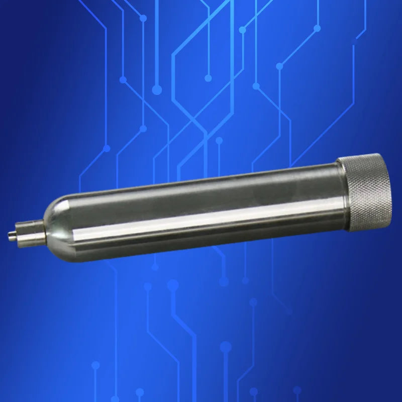 ‌100cc Pneumatic Dispensing Syringe | Stainless Steel Glue Gun for Industrial Adhesive Free Shipping‌