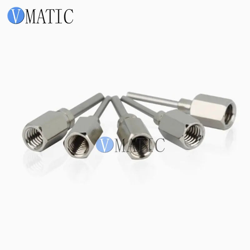 1" Precision Solder-Saving Tip with M5 Internal Thread - Hexagonal Chrome-Plated Nozzle for Efficient Soldering Machines