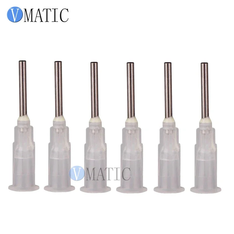 Free Shipping 1/2 Inch Blunt Glue Adhesive Fluid Dispensing Stainless Steel Syringe Needle Tips