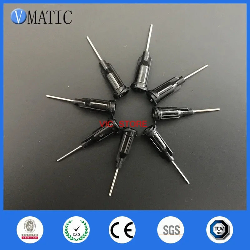 Free Shipping Best Seller 19G Black Color Glue Dispensing Needle Tips 1/2 Inch