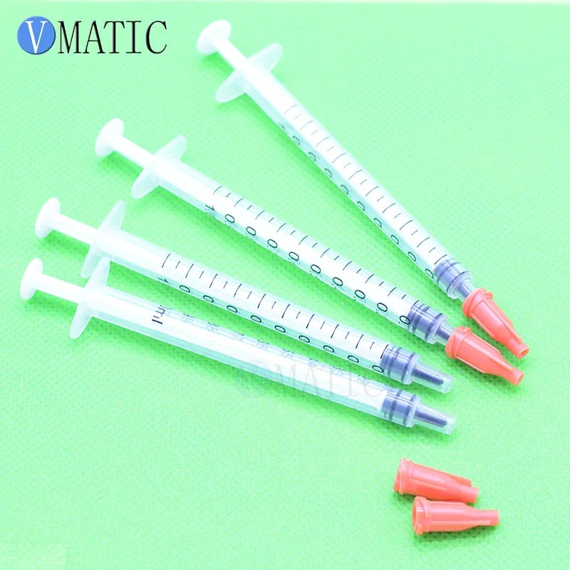 ‌10 Sets 1ml Syringe with Dispensing Cap | Precision Glue Applicator for Electronics/Resin Free Shipping‌