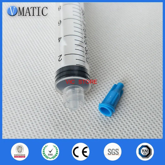 Free Shipping 1000Pcs Luer Syringe Caps Blue Color Dispensing Syringe Tip Caps Lock Screw Type Industrial Syringe Caps