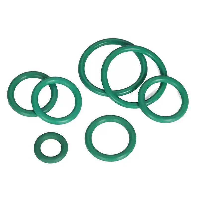 PTFE white gasket/green fluorine O-ring/