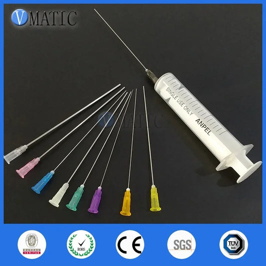Free Shipping High Quality 100mm 10cm Tube Length Glue Fluid Adhesive Oil Ink Dispensing Blunt Needle