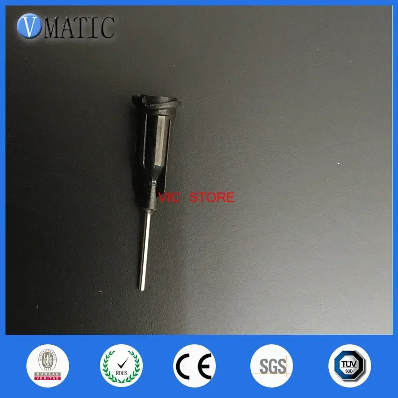 ‌Industrial-Grade Dispensing Tips 19G | 1/2 Inch Anti-UV Black Needles for UV Adhesive & Epoxy Resin (50-Pcs)‌
