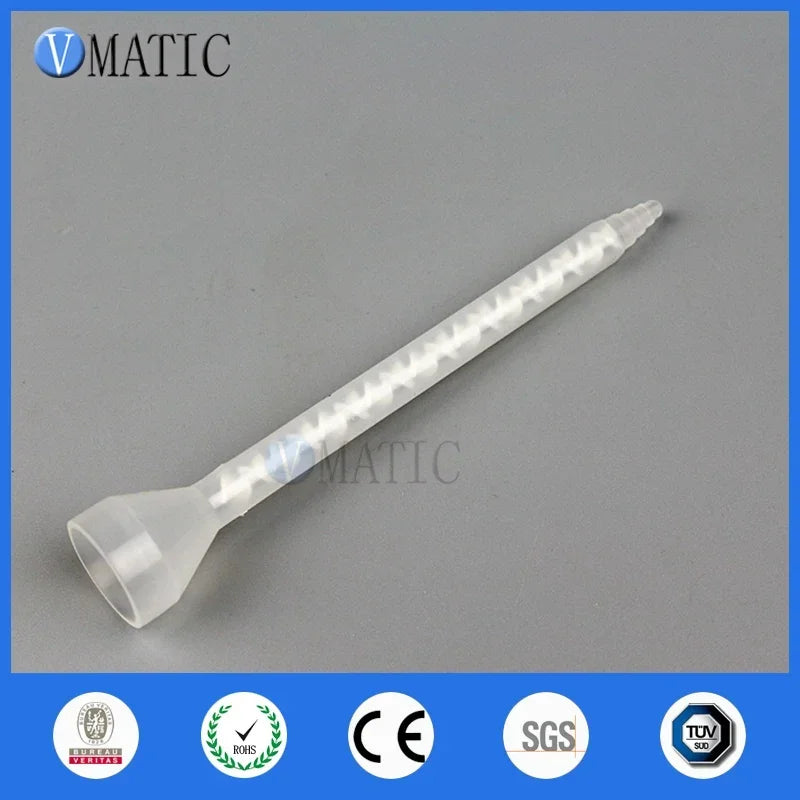 ‌MC05-24 Static Mixer Nozzle | High-Viscosity Two-Part Epoxy Mixing Tips with Bell Mouth Silicone Tube‌