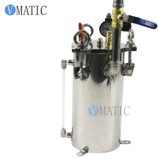 Free Shipping Stainless Steel Liquid Glue Pressure Tank Glue Dispensing System With Liquid Level