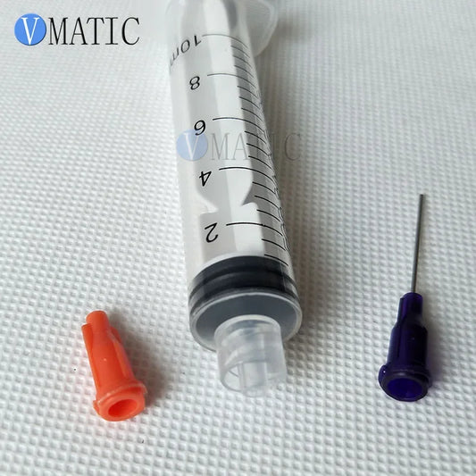 Free Shipping High Precision S.S. Dispensing Tip With Pp Safety Lock Hub 1'' Tube Length 21G Glue Dispenser Syringe Needles