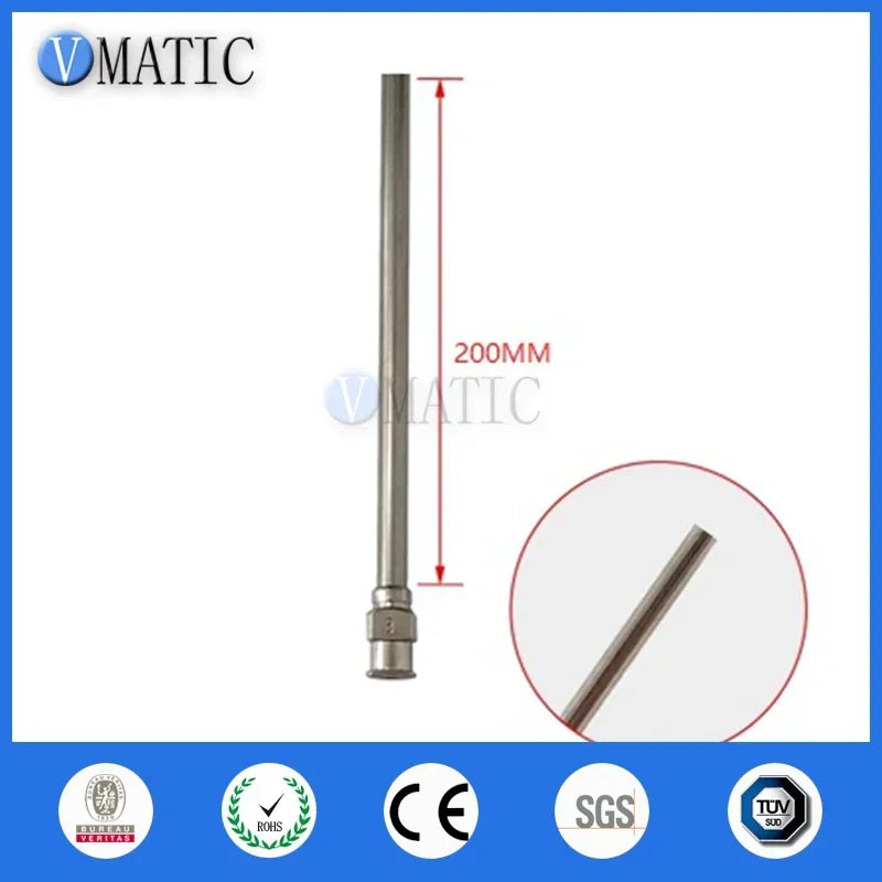 10×8-23G Industrial Dispensing Tips ▶ 316L SS+PTFE  0.33-1.6mm ID