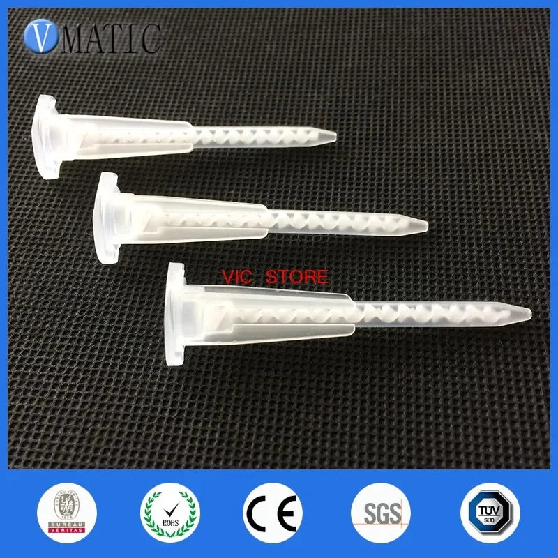 Free Shipping Wholesale Resin Static Mixer MA3.0-17S Mixing Nozzles For Duo Pack Epoxies 100Pcs