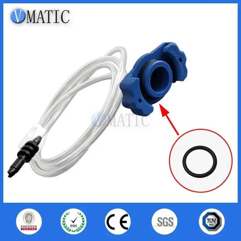 New Arrival 30cc 55cc Thickened Explosion Proof Luer Lock Gauge Controller Dispenser Pneumatic Syringe Barrel Fitting Adapter
