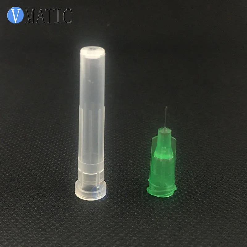 Free Shipping 34G Luer Lock Hub 1/4'' Inch Tubing Length Glue Dispensing Needle Tips