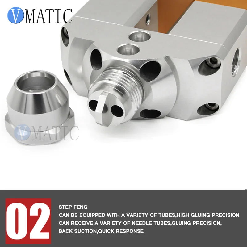 High Quality Big Flow Stainless Steel AB Glue / Adhesive Suck Back Glue Dispensing Valve
