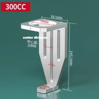 Needle Barrel Bracket for Dispensing Machine - Compatible with 10CC to 500CC Syringes with Silicone Sleeve Holder
