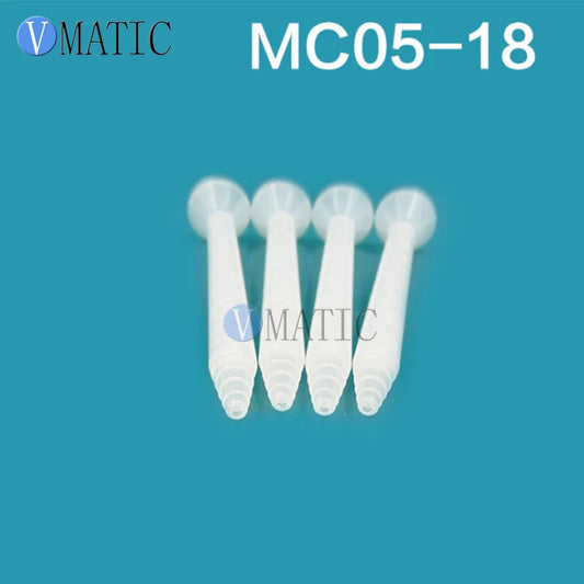 Free Shipping High Quality Plastic Resin Static Mixer MC05-18 Mixing Nozzles For Duo Pack Epoxies (White Core)