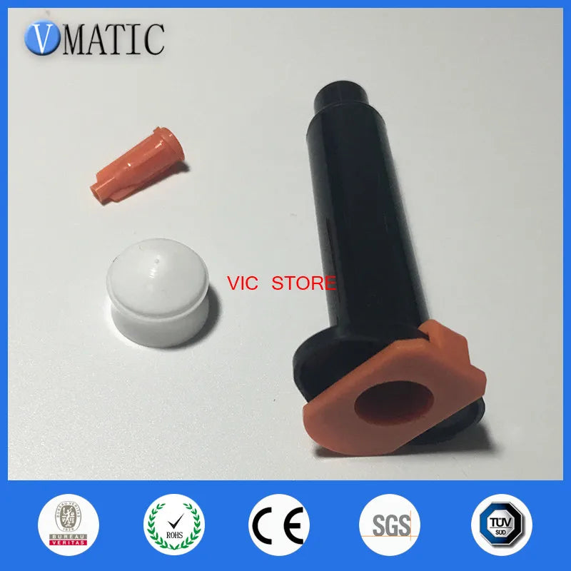 2023 Factory Price 50cc/ 50ml Black Syringe Barrel Set Glue Dispensing Syringe 10sets/bag With High Quality