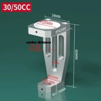 Needle Barrel Bracket for Dispensing Machine - Compatible with 10CC to 500CC Syringes with Silicone Sleeve Holder
