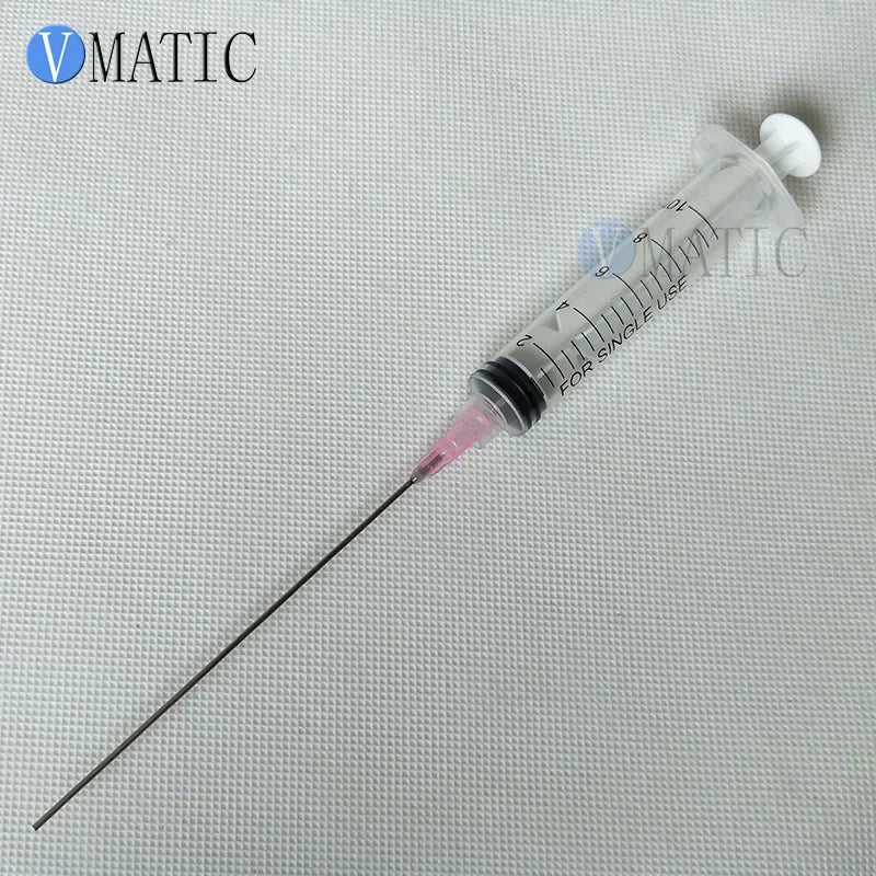 Free Shipping 18G 10cm Tubing Length Needles With 10ml/10cc Luer Lock Dispensing Syringes