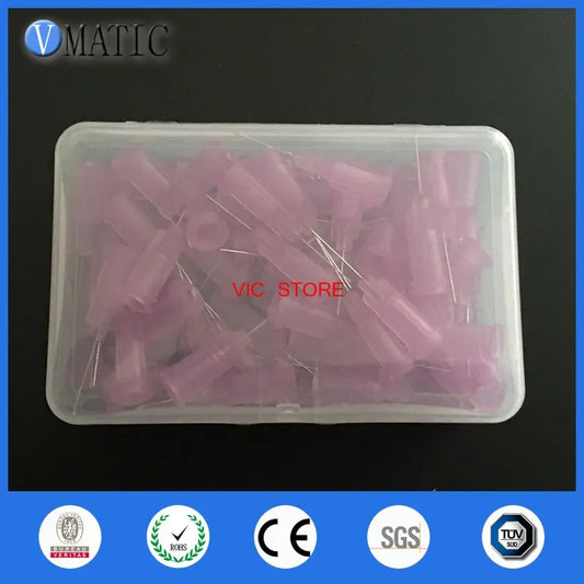 Free Shipping Precision 0.5'' 1/2 Inch Length 100 Pcs Te Premier Dispensing Needle Tips Dispenser Needles Dispensing