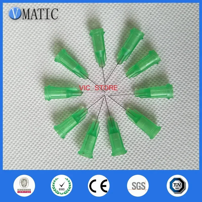 Free Shipping 100 Pcs Dispense Blunt Needle Tip 34G 0.5'' Length Non Sterilized Dispensing Needles 1/2 Inch
