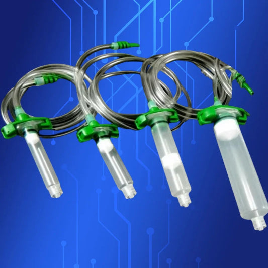 4-in-1 Syringe Kit (30ml+10ml+5ml+3ml) with Luer Lock Dispensing Tips | Industrial Solder Paste Applicator Set