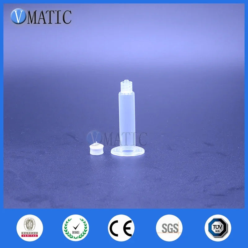 Free Shipping 1800 Sets 5 Cc Ml Glue Dispensing Pneumatic Syringe With Piston & Stoppers Accessories As Photo