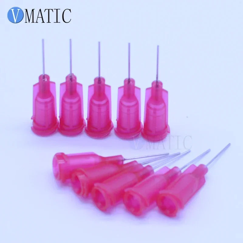 Free Shipping 100Pcs 0.5'' 25G Dispensing Needle 1/2 Inch