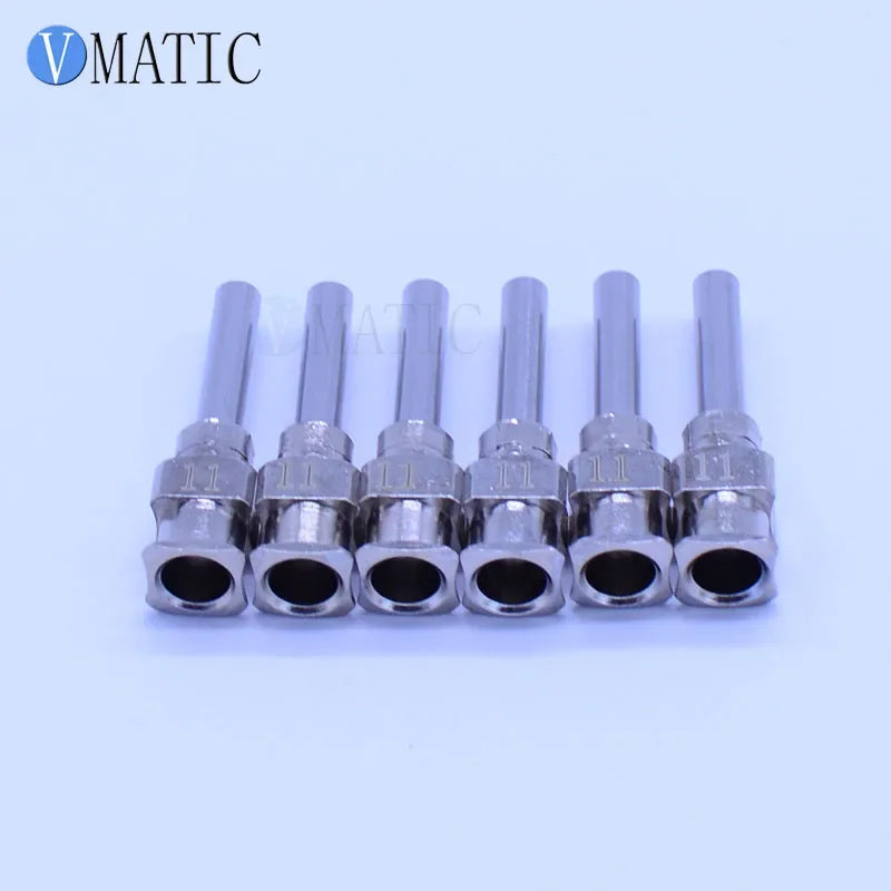Free Shipping 12Pcs 0.5'' Tip Length 11G Stainless Steel High Precision Needles 1/2 Inch