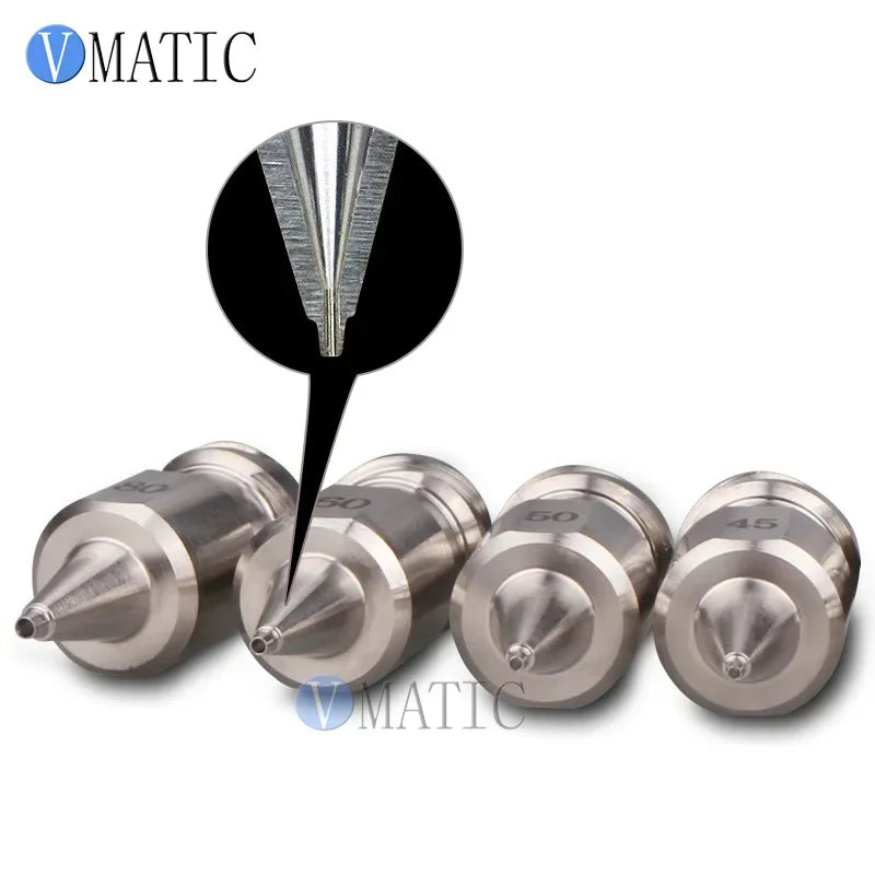 Double Thread Custom High Precision Micro Stainless Steel Dispensing Needle Glue Dispenser Nozzle