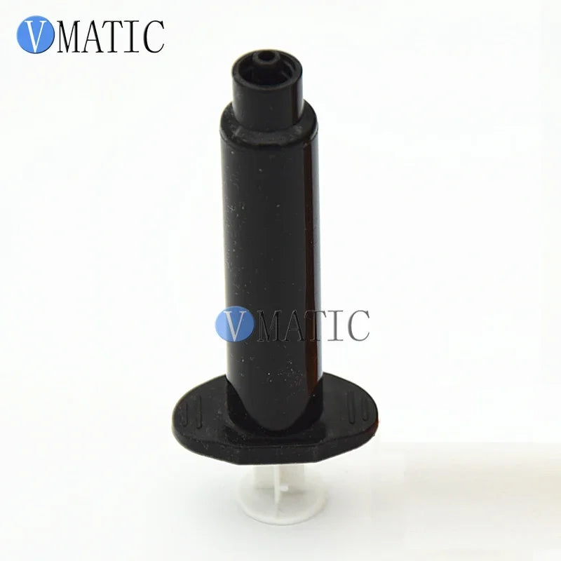 Free Shipping 10 Sets 5cc / ml Black UV Plastic Syringe With Glue Dispensing Needle/ Syringe Cap/Stopper