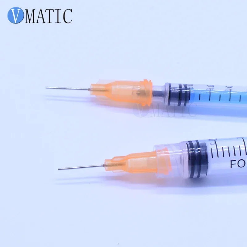 Free Shipping 100pcs 0.5" 1/2 Inch 23G Glue Dispensing Needles