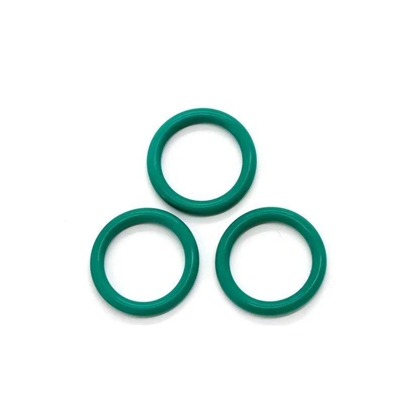 Green Fluorine Rubber O-Ring OD8-70mm Thickness CS2.4/3.1/3.5mm O-Rings Sealing Gasket Oil Resistant Acid & Alkali Resistant