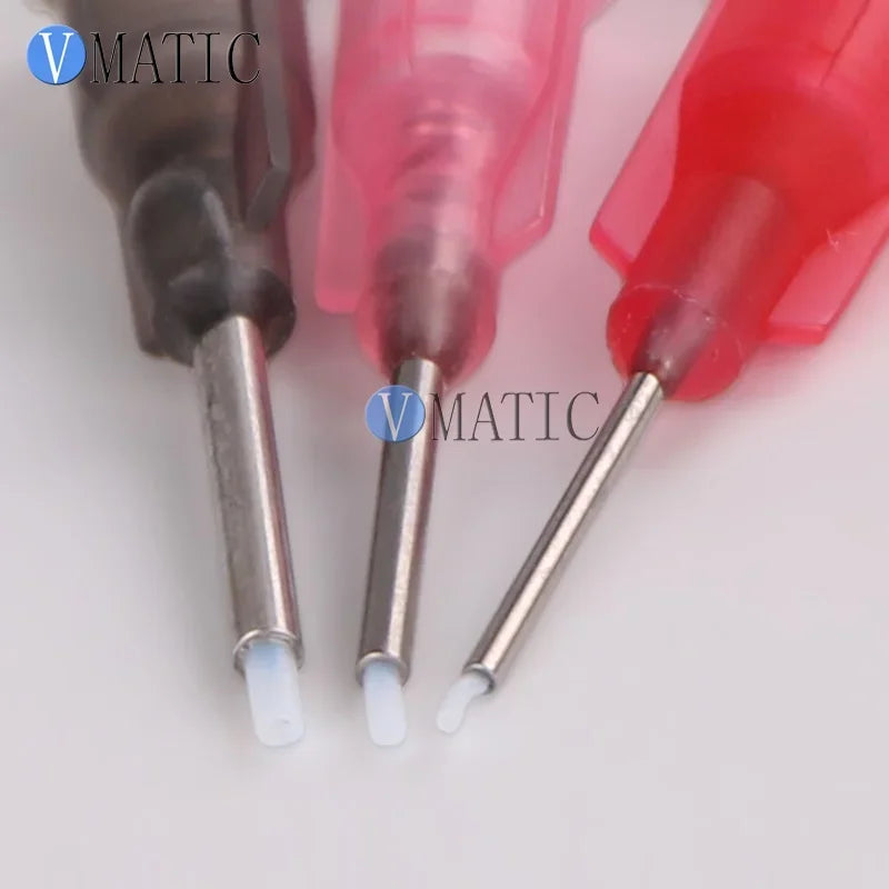 ‌100PCS 0.5'' PTFE Lined Dispensing Needle Tips | Anti-Clogging Precision for Epoxy/Adhesive Free Shipping‌