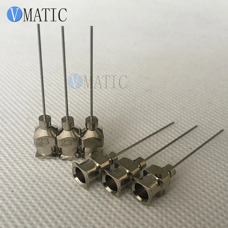 High Quality Liquid Dispenser Needle 1 Inch Tip Length 23G Blunt Stainless Steel Glue Dispenser Needles Tips 12Pcs/Box