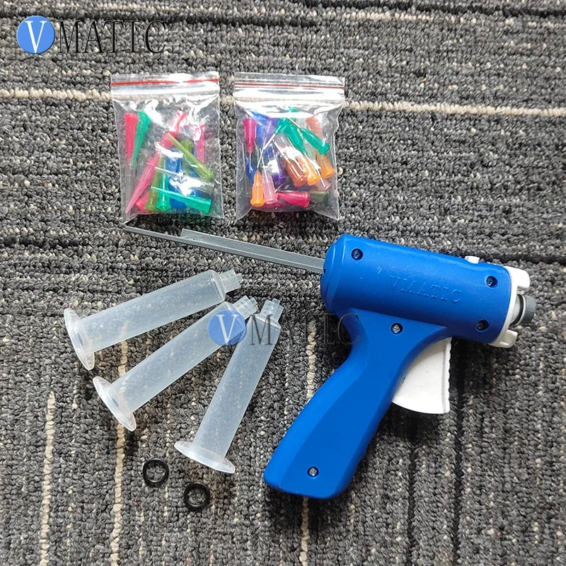 Free Shipping VMATIC Brand 5/10/30/55 Cc Ml Single Liquid Fluid Glue Manual Syringe Cartridge Caulk Gun
