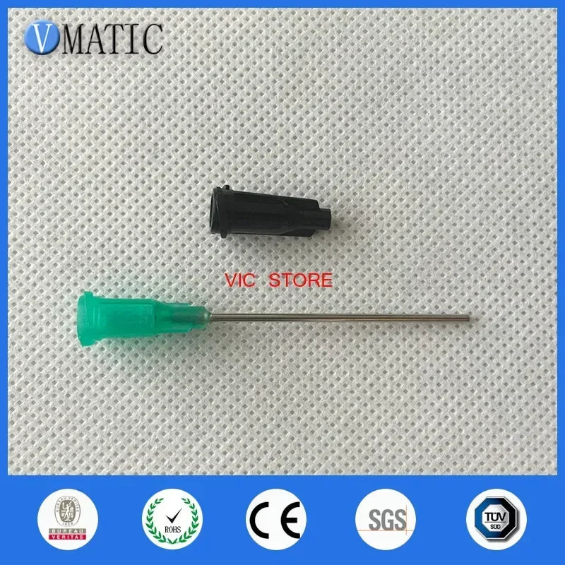 ‌50 Pack 18G 1.5'' Industrial Dispensing Needles | Precision Liquid Adhesive Tips for Epoxy/Resin/Craft (Bulk Syringe Needles Ki