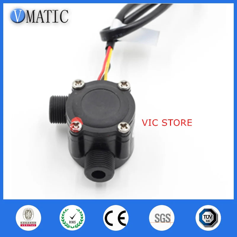 Free Shipping VCA368-4 Plastic Vertical And Horizontal Direction Liquid Water Flow Sensor