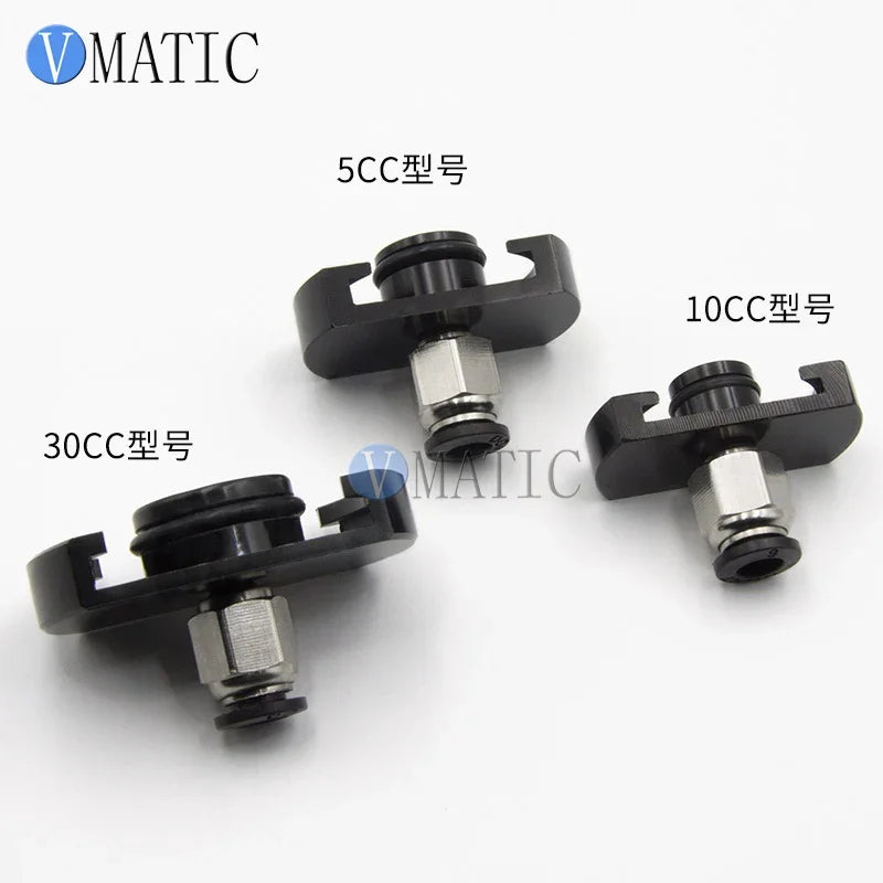 Free Shipping 5pcs High Quality EFD US Type Glue Dispensing Pneumatic Syringe Barrel Valve Robot Adapter